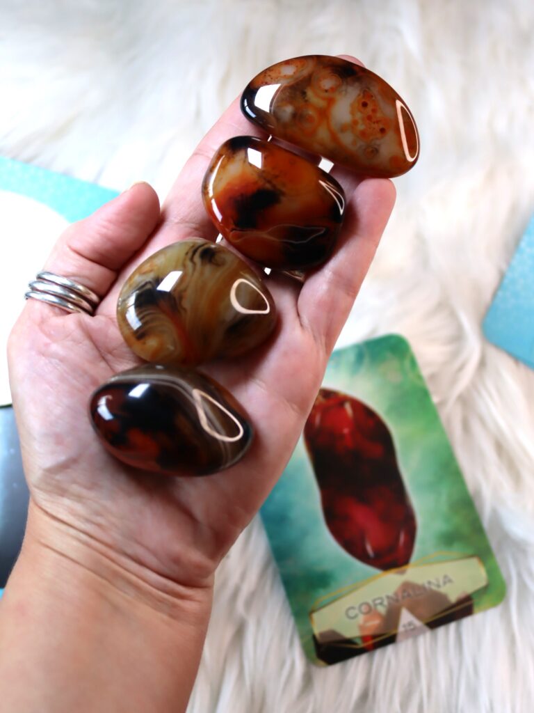 Cornalina natural alegría y confianza